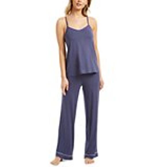 ALFANI Plus Size Ultra Soft Tank and Pant Pajama Set XXL Blue  NWT - Picture 1 of 4